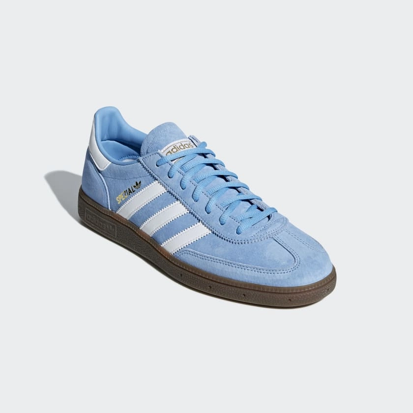 adidas Handball Spezial Men's Light Blue Suede Trainers BD7632 Adidas Running Shoe Adizero