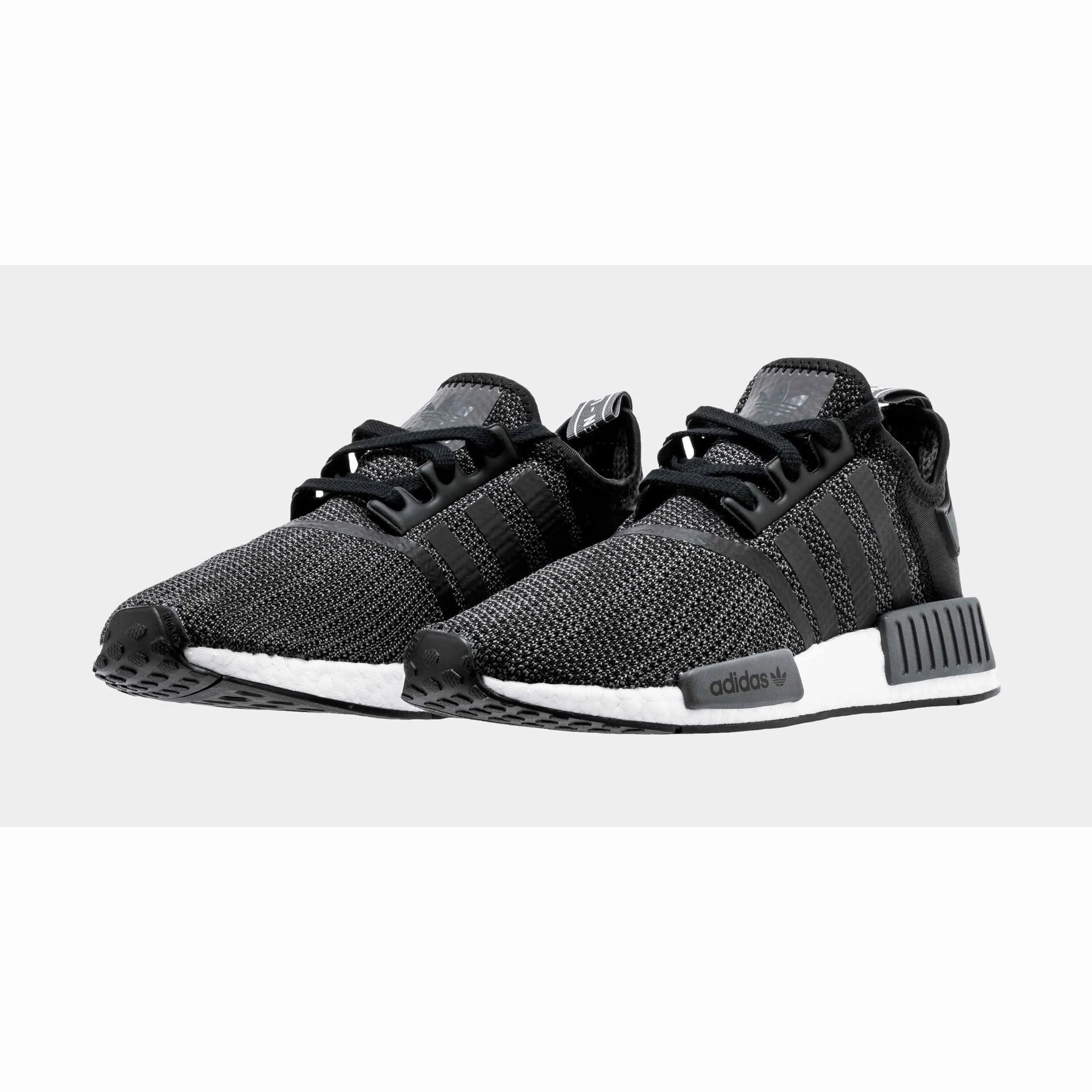 Adidas Foot Shaped Shoes Adidas Men's NMD R1 Shoes - Core Black / Carbon / White