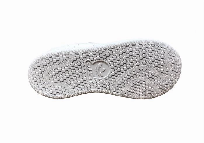 Le Tigre Sneakers Adidas Original scarpa da bambino con strappo Stan Smith CF I BZ0520 bianco-verde