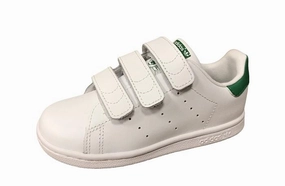Adidas Original scarpa da bambino con strappo Stan Smith CF I BZ0520 bianco-verde Best Sneakers For Style