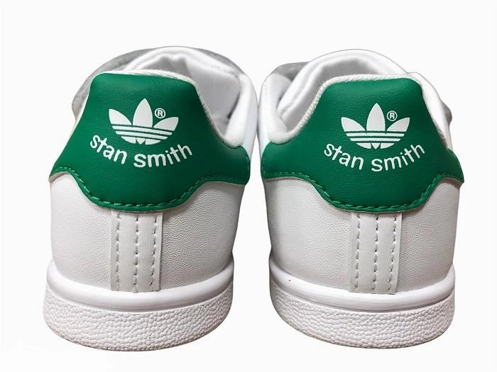 Adidas Original scarpa da bambino con strappo Stan Smith CF I BZ0520 bianco-verde Iverson Sneakers