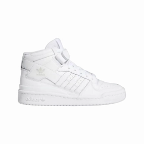 Adidas Originals Scarpa sneakers alta da ragazzo Forum Mid FZ2086 bianco Cleaning Sneakers