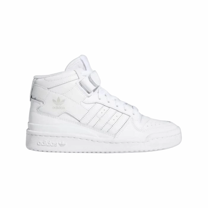 Adidas Originals Scarpa sneakers alta da ragazzo Forum Mid FZ2086 bianco Goal Sneakers