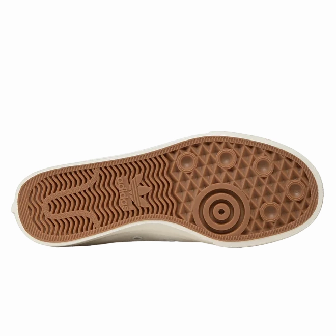 Adidas Originals scarpa sneakers alta in tela da uomo Nizza Hi H01110 bianco