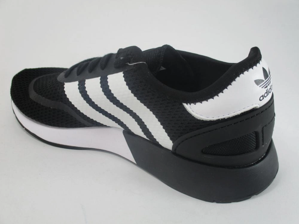 Wedge Heel High Top Sneakers Adidas Originals scarpa sneakers da uomo N 5923 B37957 nero