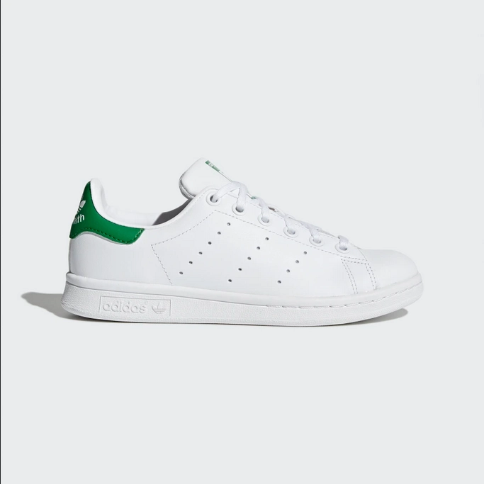 Adidas Originals scarpa sneakers junior unisex Stan Smith M20605 bianco verde 