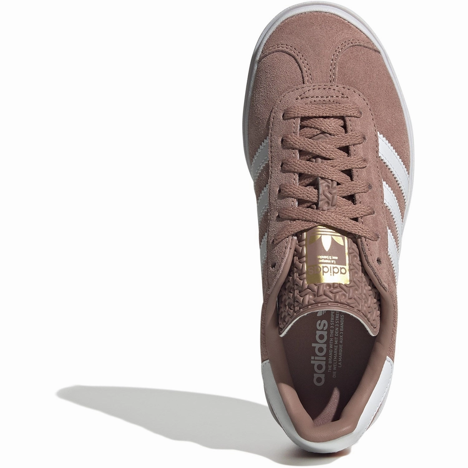 adidas Originals Warm Clay/Ftwr White/Gold Met. Gazelle Bold J Sneakers Jasper Sneakers