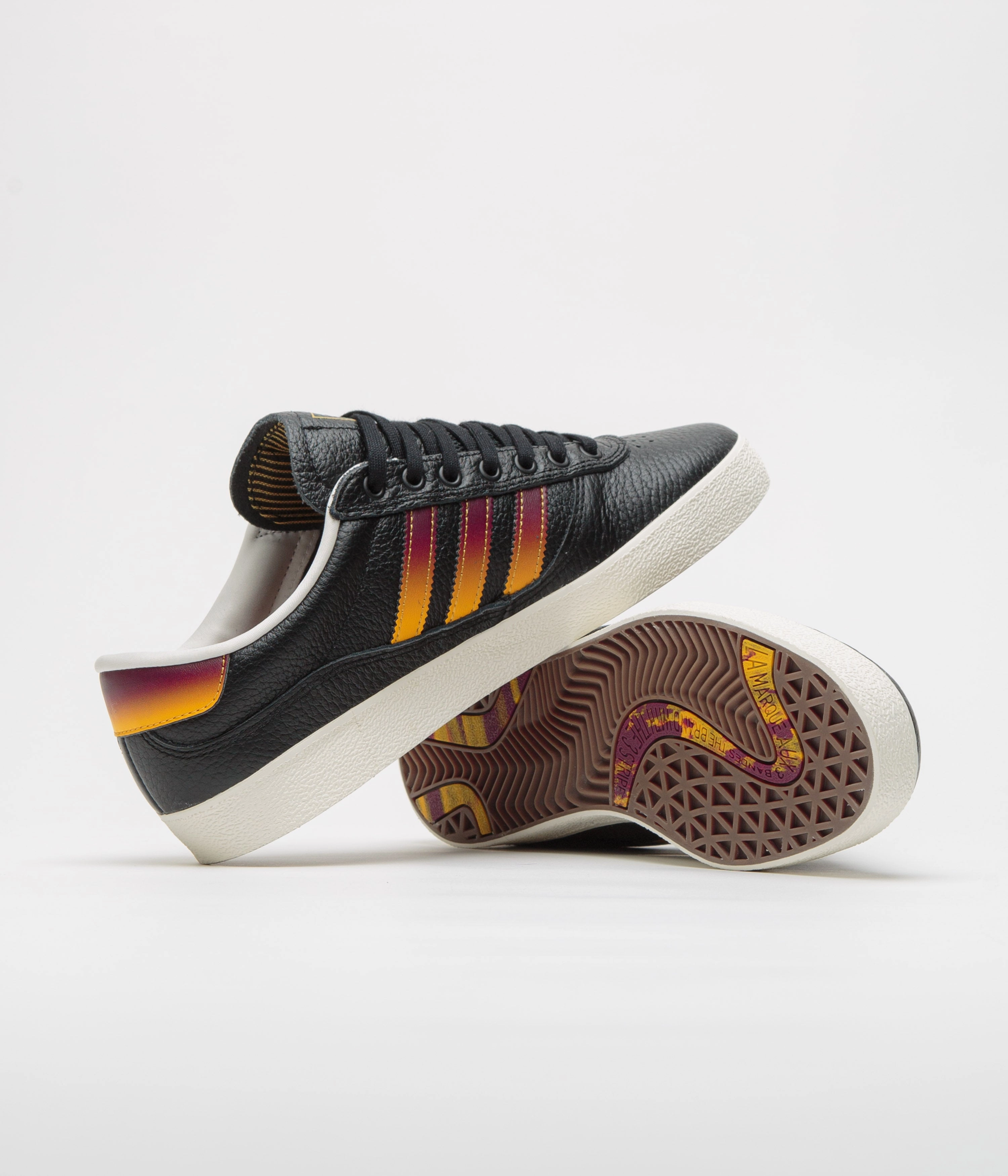 Adidas Puig Indoor Shoes - Core Black / Shadow Red / Crew Yellow Adidas Journeys Shoes