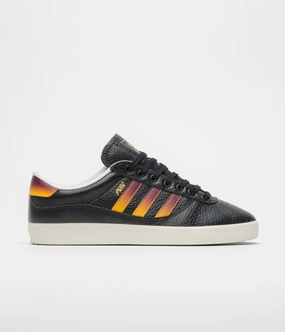 Adidas Shoes With Strap Adidas Puig Indoor Shoes - Core Black / Shadow Red / Crew Yellow