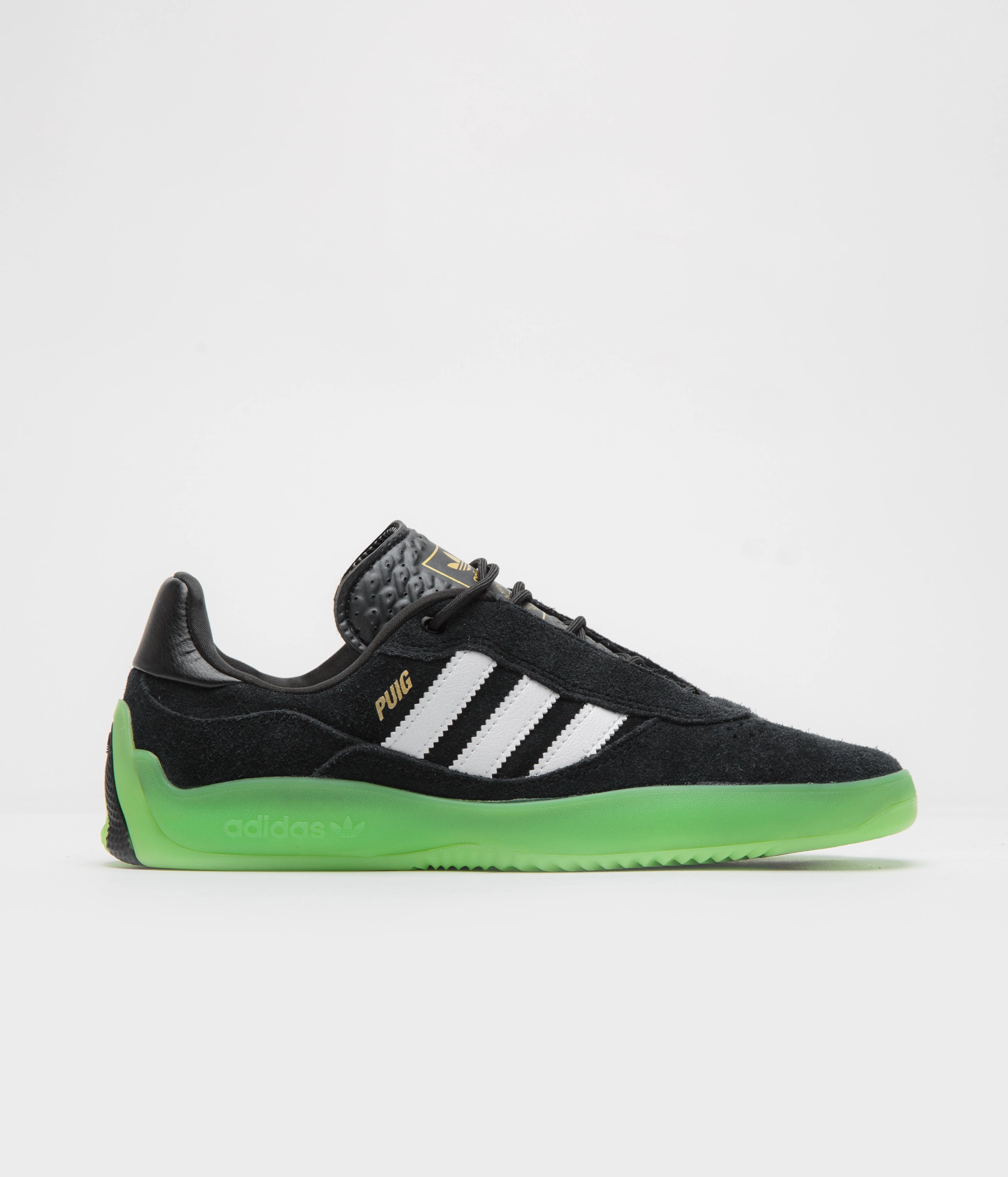 Adidas Puig Shoes - Core Black / FTWR White / Semi Solar Green Adidas Galaxy 6 Running Shoes