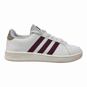 Adidas scarpa sneakers da uomo Grand Court GY3621 bianco-bordeaux Air Force 2 Sneakers