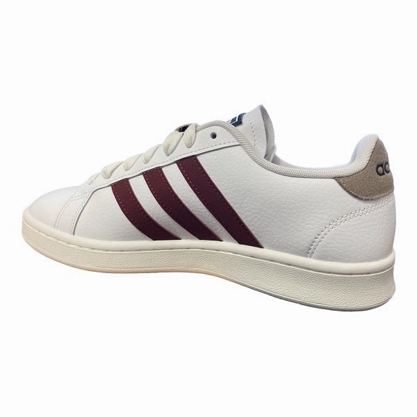 Adidas scarpa sneakers da uomo Grand Court GY3621 bianco-bordeaux Yonex Sneakers