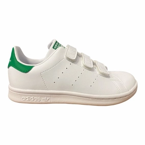 Adidas sneakers con strappo da bambino Stan Smith CF C FX7534 white-green Sp Sneakers