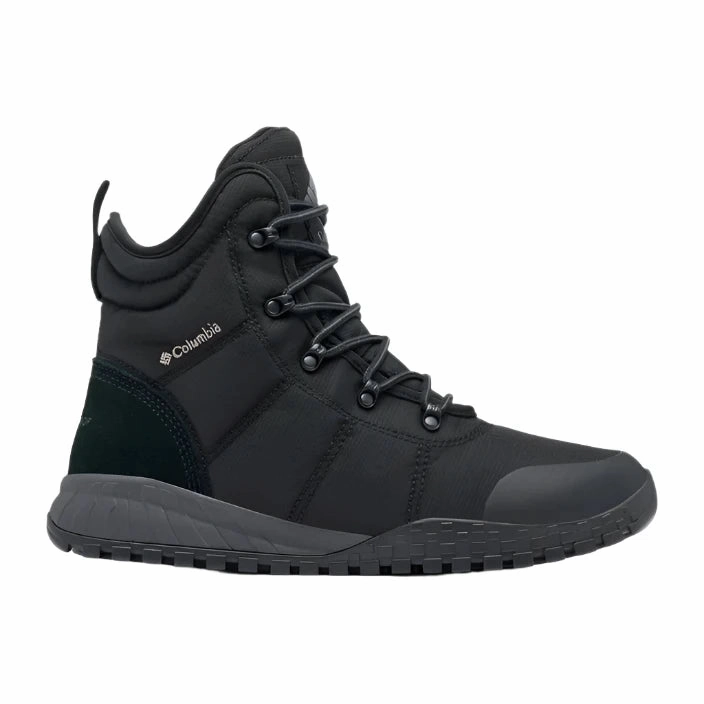 Columbia Men's Fairbanks Omni-Heat Boot - Black/Titanium Waterproof Protector For Shoes