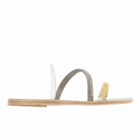 Polytimi Chain/ Strap Silver Dressy Orthopedic Sandals