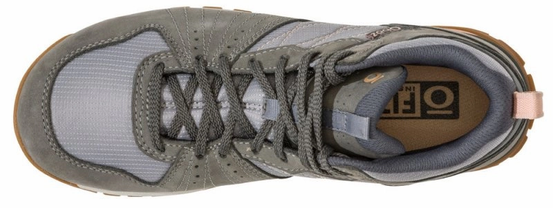 Oboz Women's Bozeman Mid - Steel Trail And Hiking Shoes