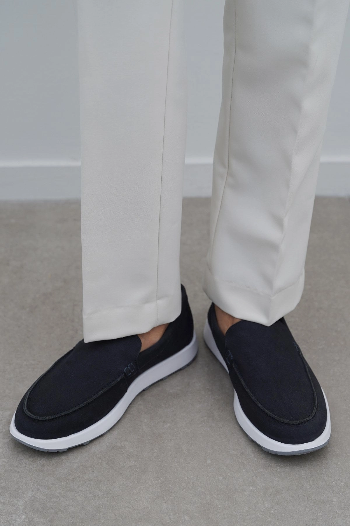 Brunello Cucinelli Suede Loafers AIR LEATHER LOAFERS