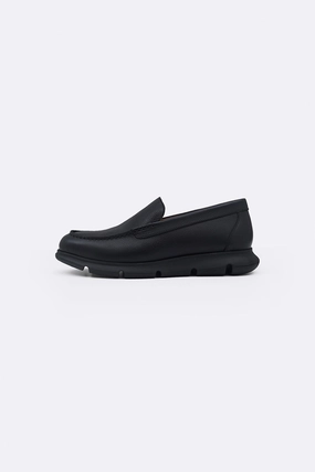 AIR-SOLE LEATHER LOAFERS Saks Loafers