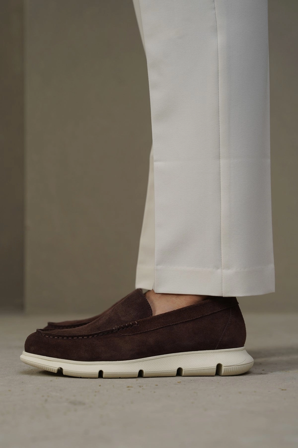 AIR-SOLE SUEDE LOAFERS Wearing Loafers In Winter