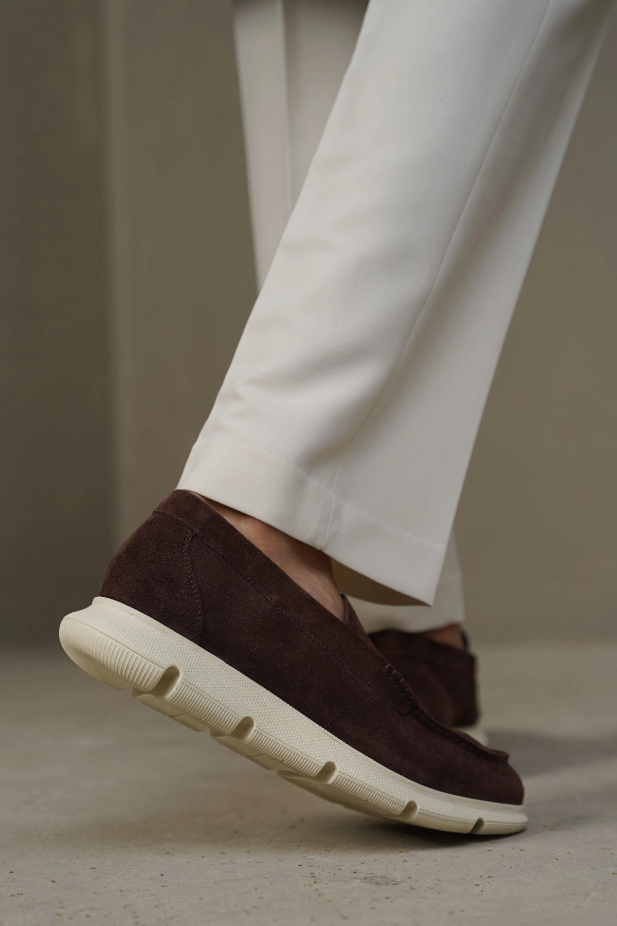 Tecova Loafers AIR-SOLE SUEDE LOAFERS