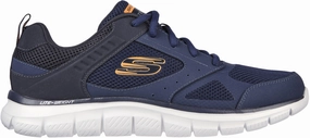 Skechers Track Syntac Mens Training Shoes - Blue Best Shoes For Training And Lifting