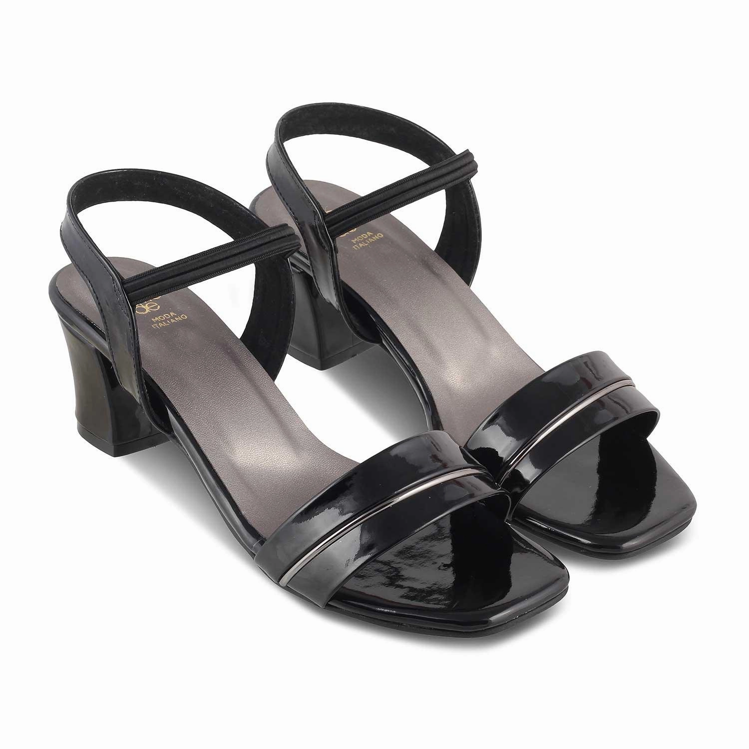 White Newborn Sandals The Rachel Black Women's Dress Block Heel Sandals Tresmode