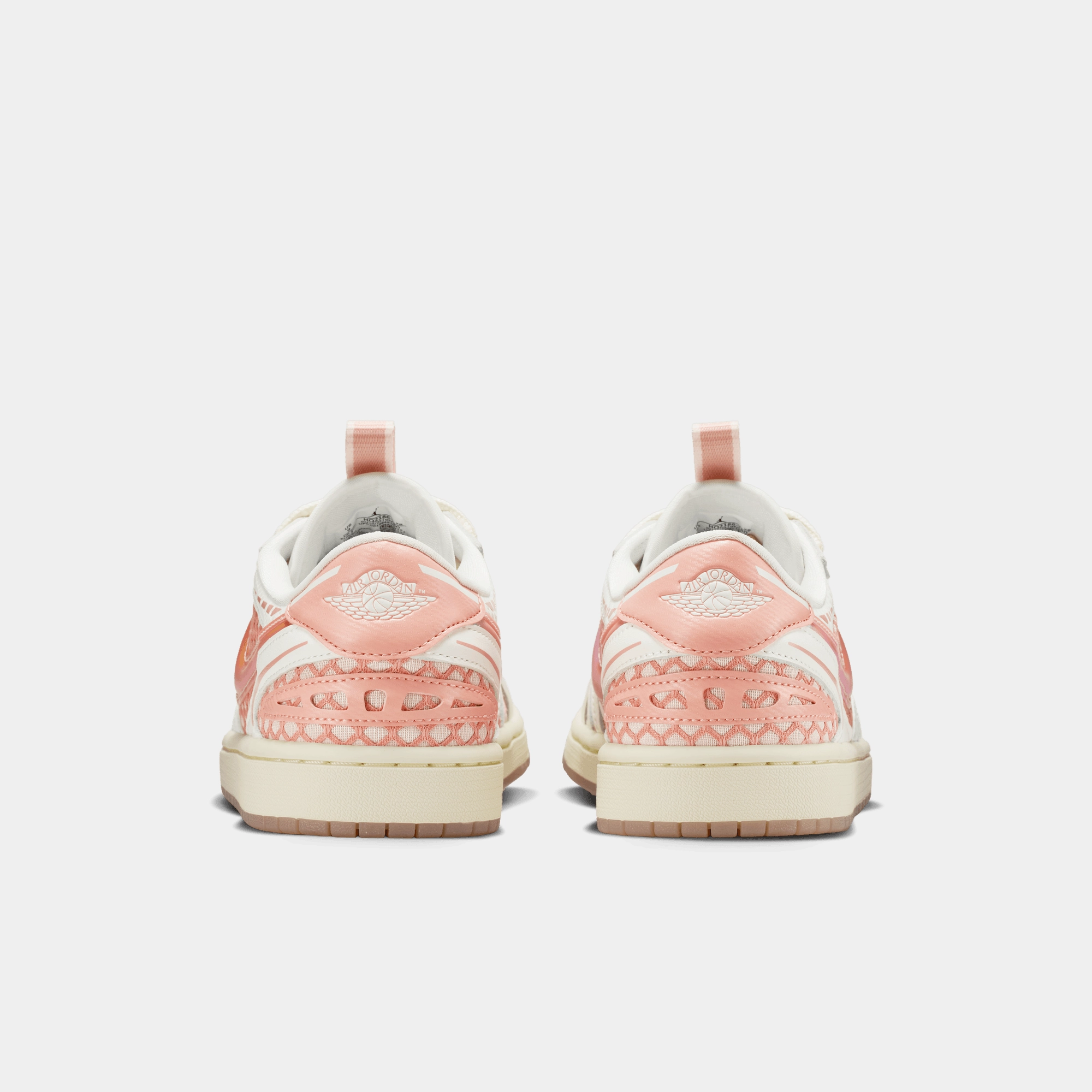 Bo Jackson Nike Shoe Air Jordan Women's 1 Low Method of Make V3 Sail Washed Coral