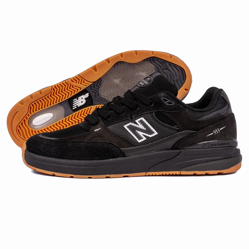 New Balance Wide Softball Cleats New Balance - 933 NAP (Black/Black)