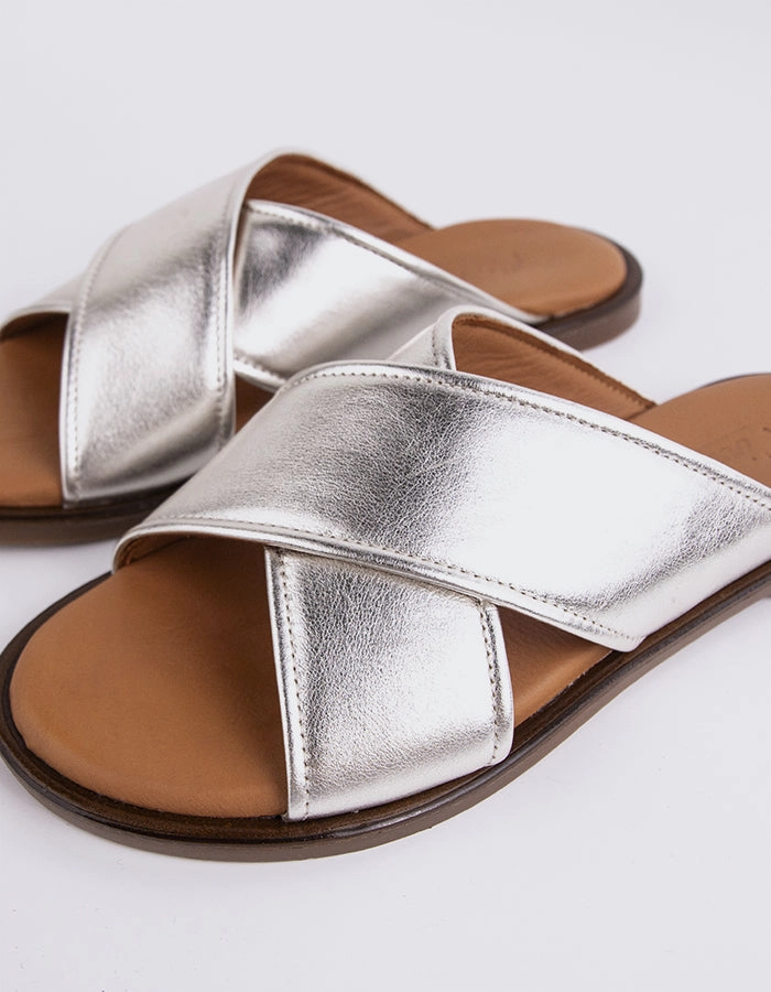 Mystique Sandals Marigny Silver Metal
