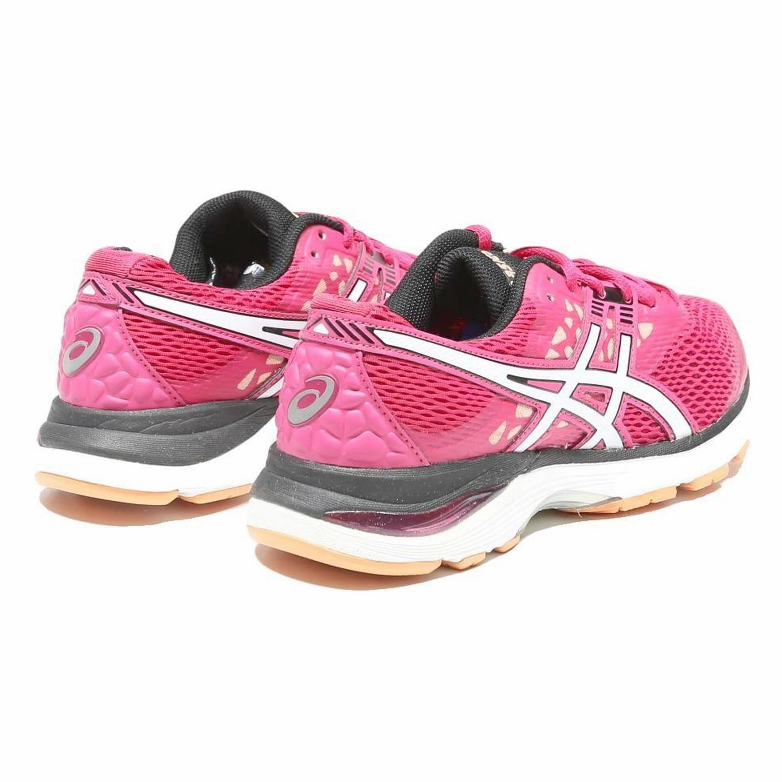 ASICS Womens Pink Low Top Trainers Synthetic UK 5.5 Running Comfort Fit Asics Typhoon Hockey Shoes