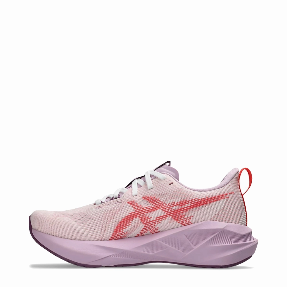 Asics Women's Novablast 5 Sneaker in White/Coral Asics Shoes Size 6