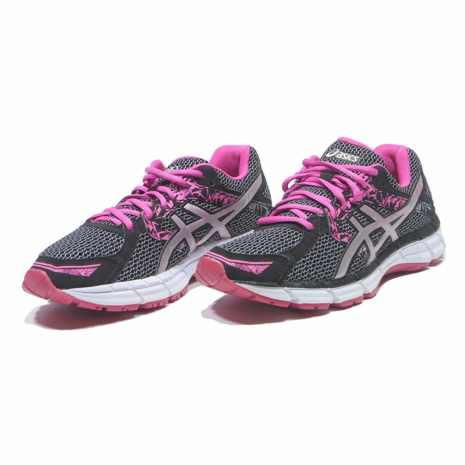 Asics Gtx Shoes ASICS Womens Running Trainers Low Top Synthetic UK 7 Black Pink Sports Shoes