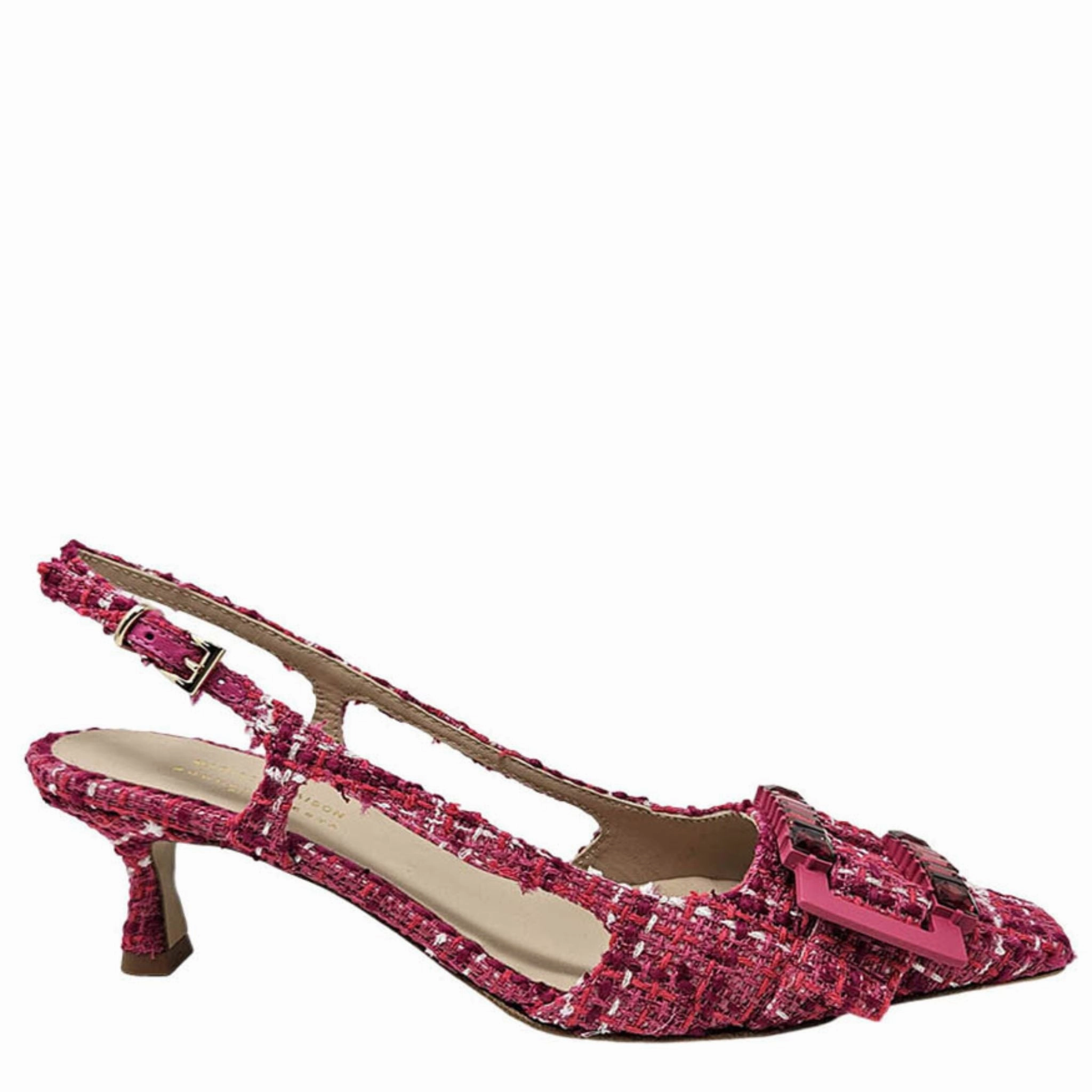 Atena Cherry Heel Slingback 