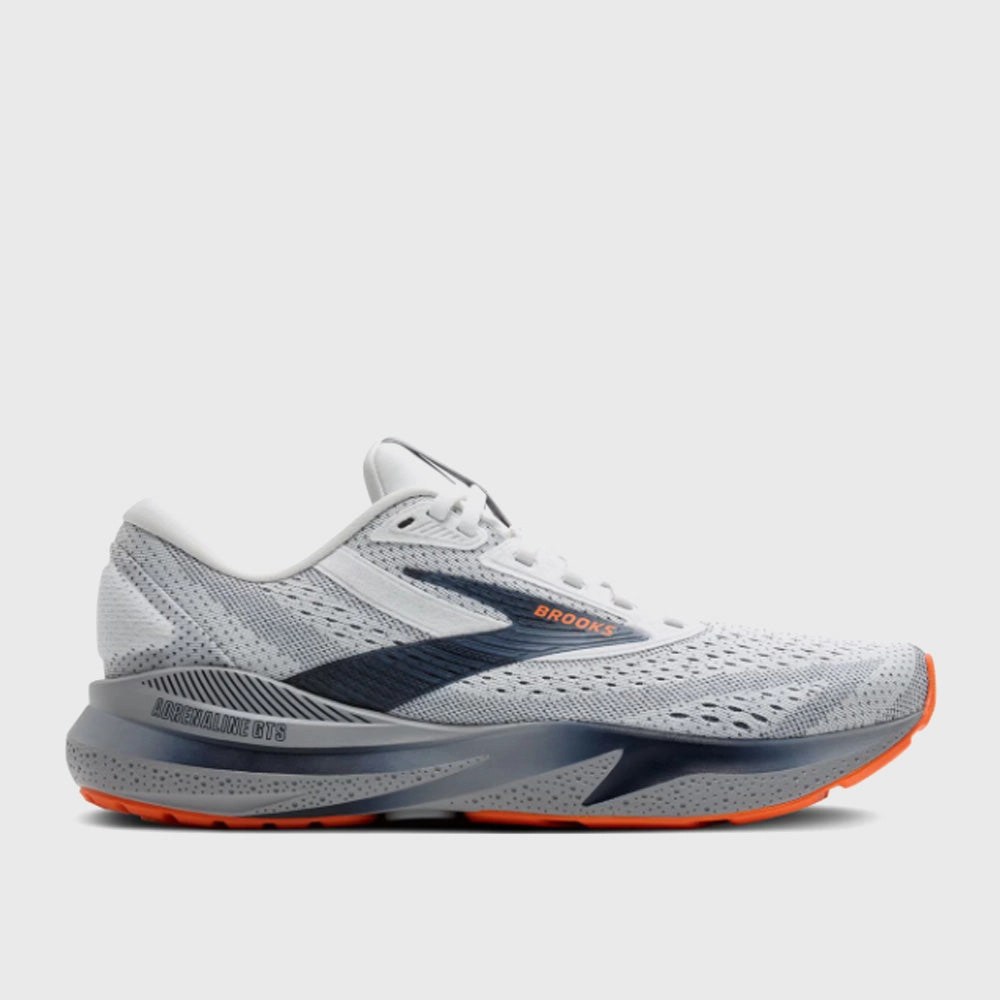 Brooks Mens Adrenaline Gts 24 Running Shoes White Best Running Shoe Brand