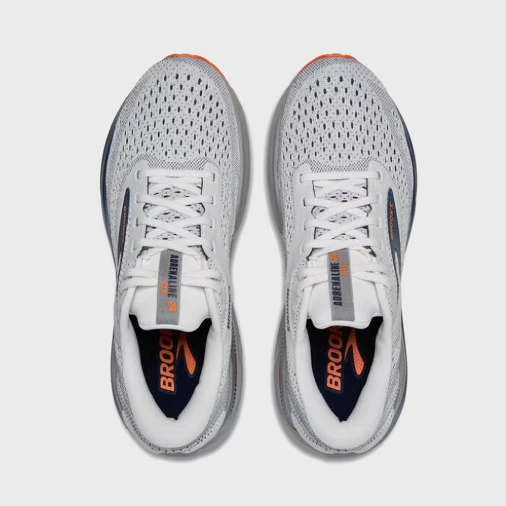 Air Run Shoes Brooks Mens Adrenaline Gts 24 Running Shoes White