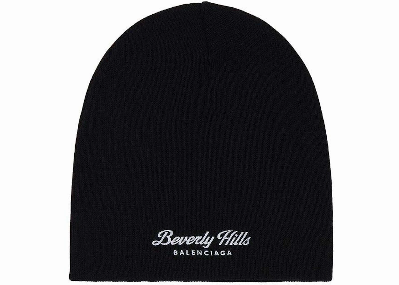 Balenciaga Beverly Hills Beanie Black/White - Lightly Used