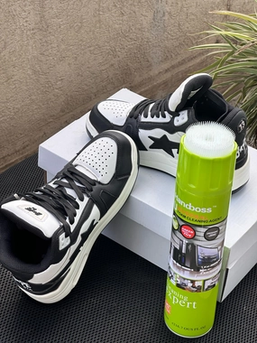  Bape sta High Cut- Black White