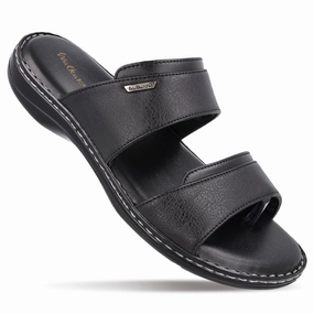 Men's Daily Wear Comfort Sandals - WE1366 Black Walking Sandals For Europe
