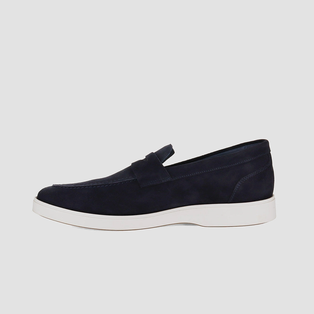 Bayview Casual Shoes Navy Suede