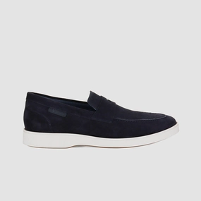  Bayview Casual Shoes Navy Suede