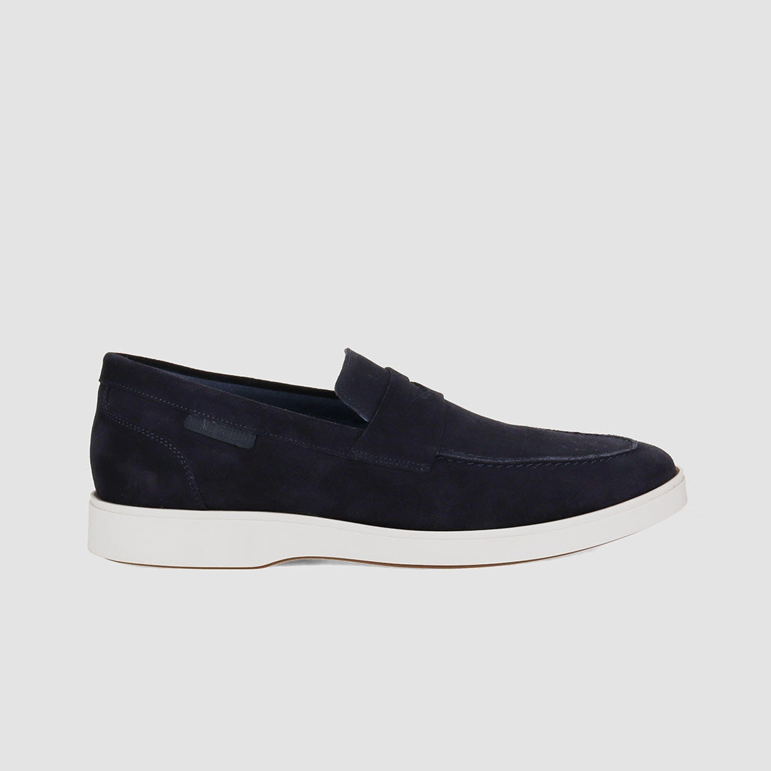 Bayview Casual Shoes Navy Suede 