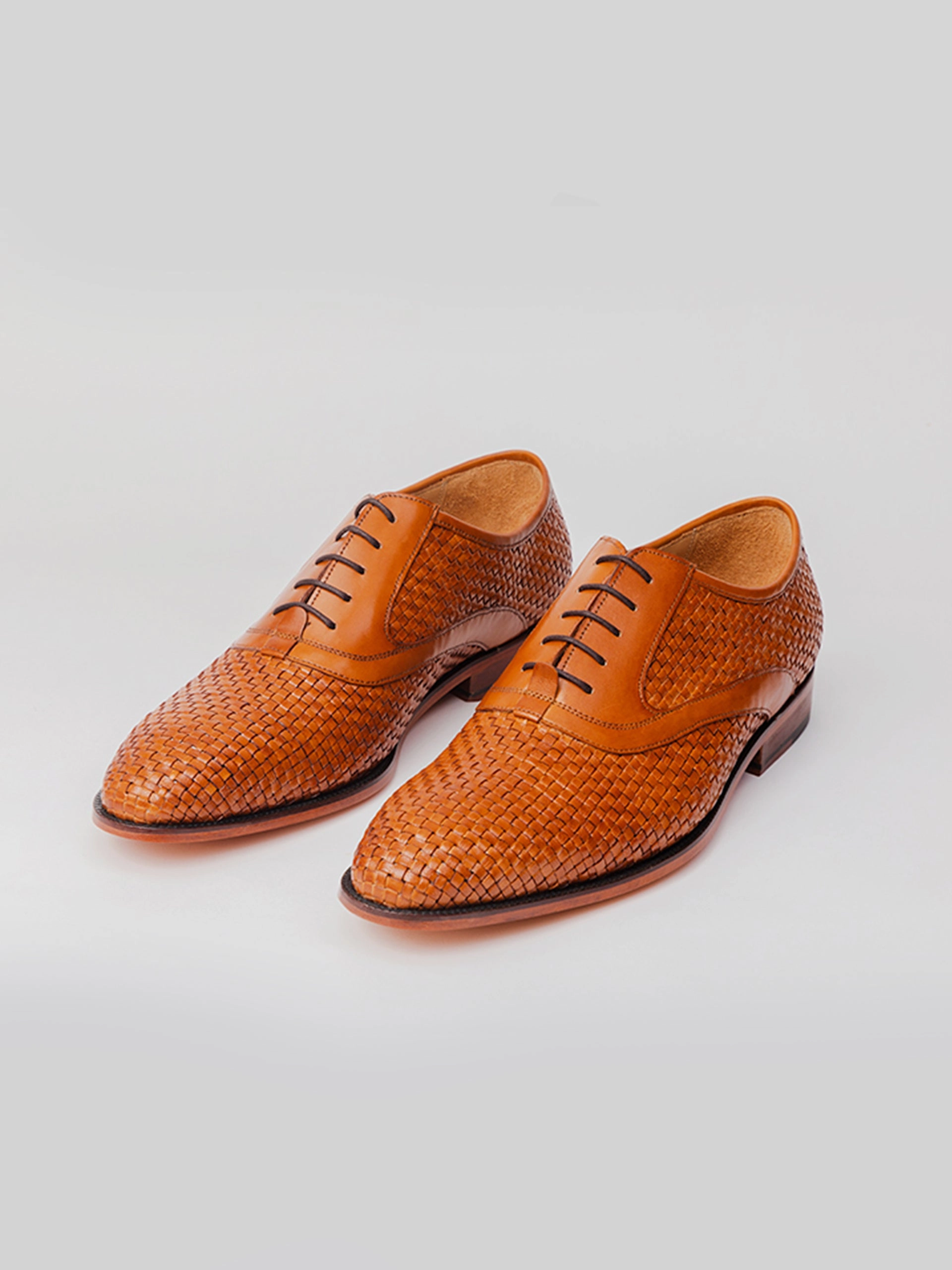 Dress Shoe Loafers Bennett Woven Oxford - Tan
