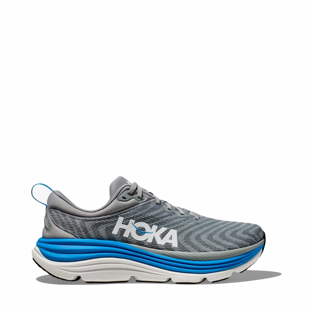 Urban Outfitters Hoka Men's Gaviota 5 Sneaker in Limestone/Diva Blue