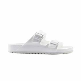Leather Flat Sandals Birkenstock - Women's Arizona Essentials Sandals (129443)