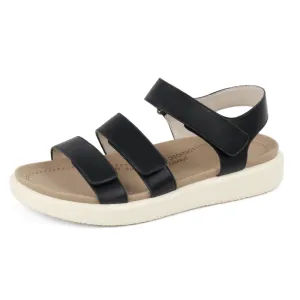 Plantation Hotel Jamaica Black Arch Support Sandals-Kitty