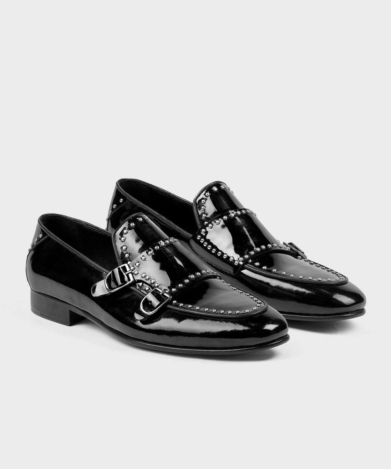 Black Patent Leather Airwalk Loafers