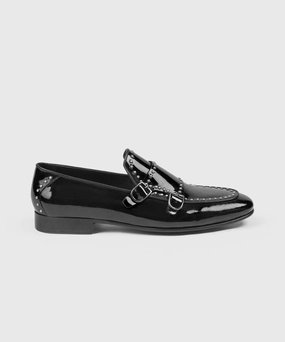 Hush Puppies Penny Loafers Black Patent Leather