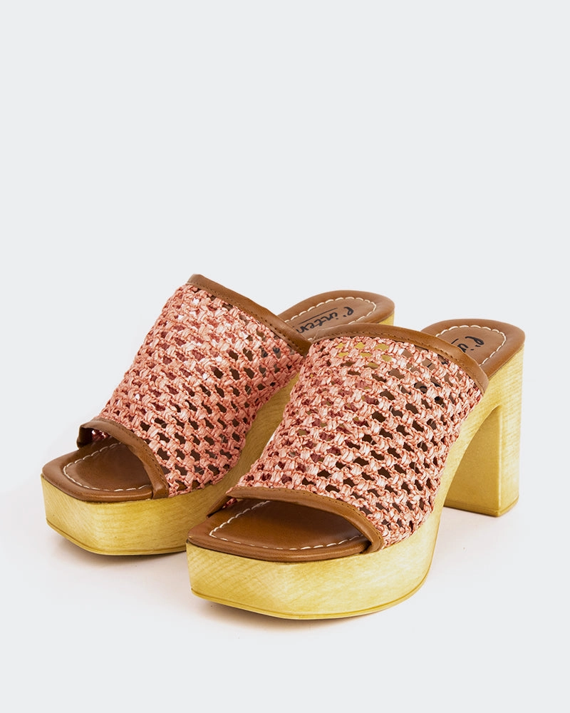 Ugg Sandals Faustine Pink Rafia