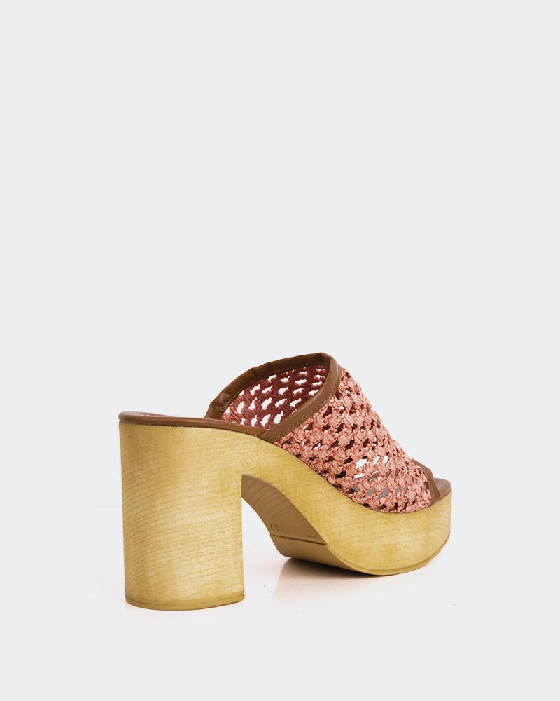 Sandals Size 4 Faustine Pink Rafia