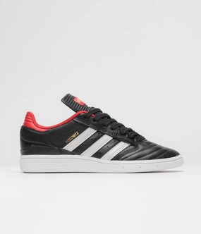 Vintage Adidas Basketball Shoes Adidas Busenitz Shoes - Core Black / Zero Metallic / Better Scarlet